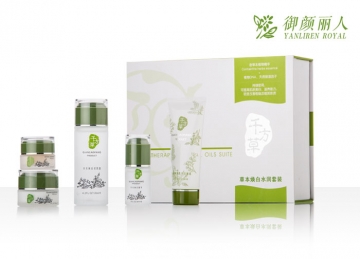 千草方草本煥白水潤套裝